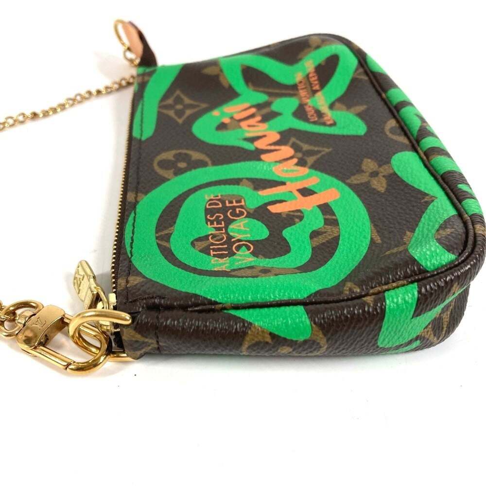 LOUIS VUITTON Brown Monogram Canvas Pochette Pouch - Picture 5 of 12